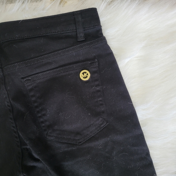 MICHAEL Michael Kors Izzy Skinny Black Jeans 8 NWT Stretch Mid Rise - Picture 4 of 11